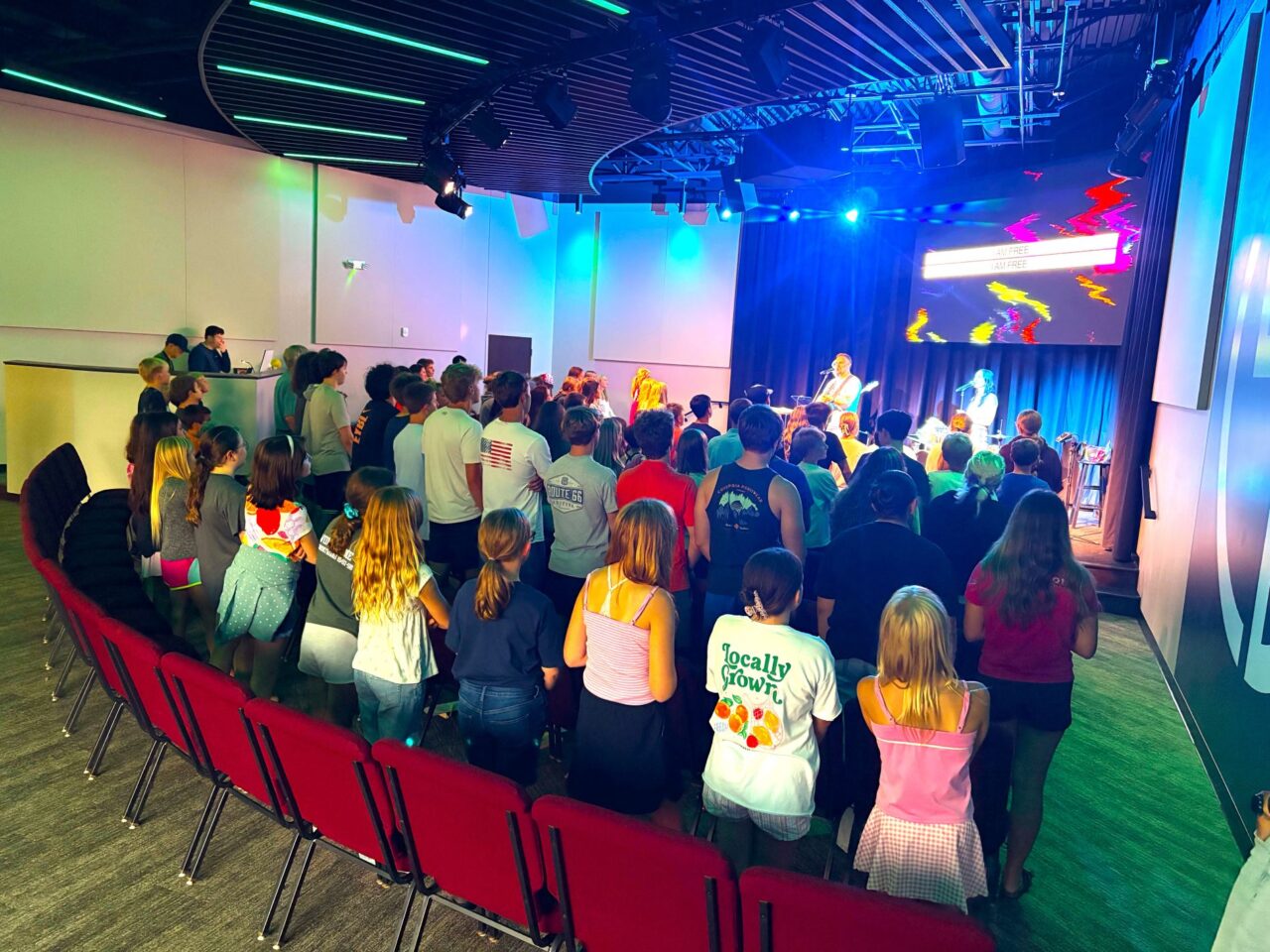 Cornerstone Community Church chapel youth service